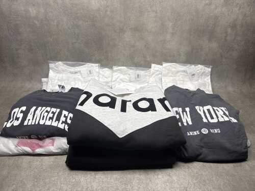 Assorted new clothing garments, size L