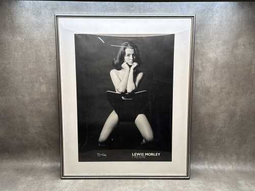 Lewis Morley, I to Eye. Framed and signed promotional poster