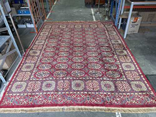 Machine made rug