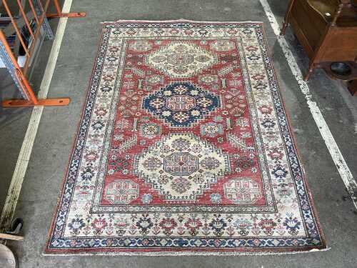 Persian style floor rug