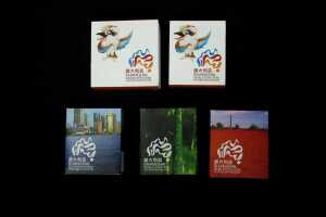 Five Shanghai World Expo Australian Pavilion 2010 $1 Silver Proof Coins 5oz - 6