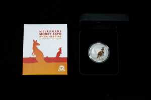 Melbourne Money Expo 2016 $1 Silver Proof Coin 1/2 oz - 3