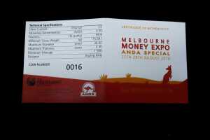 Melbourne Money Expo 2016 $1 Silver Proof Coin 1/2 oz - 4