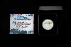 Australian Centenary of Flight $5 2003 Silver Proof Coin, 1 oz - 3