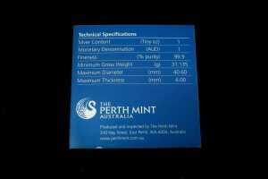 Australian Centenary of Flight $5 2003 Silver Proof Coin, 1 oz - 5