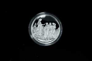 Sydney Cove Medallion, 2023, $1, Silver Proof Coin, 1 oz