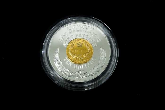 Sydney Mint Pattern 2003 $10 Silver Proof Coin, 1 oz