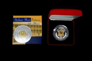 Sydney Mint Pattern 2003 $10 Silver Proof Coin, 1 oz - 3