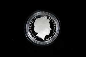Kangaroo 1999 $1 Silver Proof Coin, 1 oz - 2