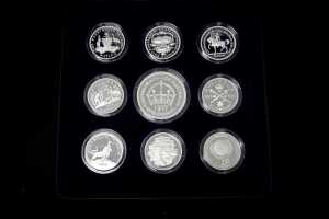 Coins of the 20th Century 1998 Silver Proof Coin Set 143.19 grams.