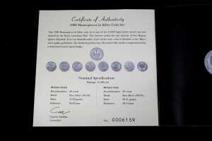 Coins of the 20th Century 1998 Silver Proof Coin Set 143.19 grams. - 5