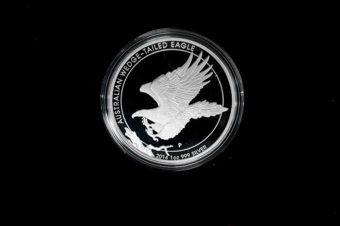 Australian Wedge-tailed Eagle 2014 $1 Silver Proof Coin, 1 oz