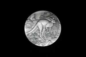 Australian Kangaroo 2015 $2 Silver Proof Coin, 2 oz