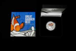 Great Barrier Reef 2015 $1 Silver Proof Coin, 1 oz - 3