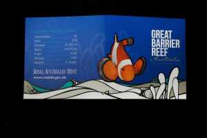 Great Barrier Reef 2015 $1 Silver Proof Coin, 1 oz - 4