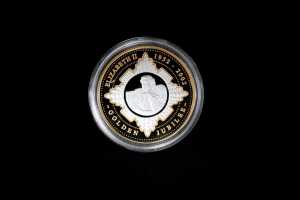 HRH Queen Elizabeth II Golden Jubilee of Accession 1952-2002 $20 Good & Silver