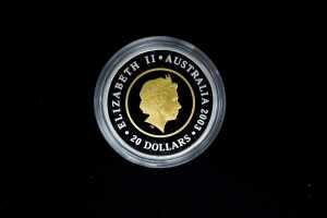 HM Queen Elizabeth II Gooden Jubilee of Coronation 1953-2003 $20 Silver & Gold - 2