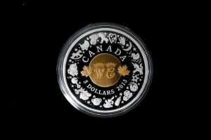 Canada Birth of the Royal Infant 2013 $5 Silver Proof Coin, 23.17g