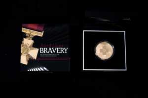 Australian Bravery, 2015, $5, Gold plated Silver Proof Coin, 1 oz - 5