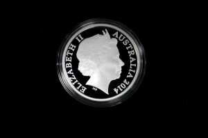Kangaroo Series 2014 $1 Silver Proof Coin, 1 oz
