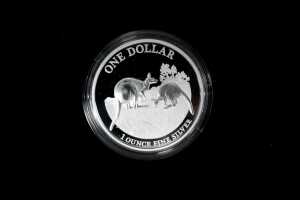 Kangaroo Series 2014 $1 Silver Proof Coin, 1 oz - 3