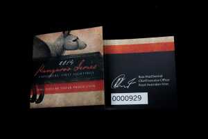 Kangaroo Series 2014 $1 Silver Proof Coin, 1 oz - 4