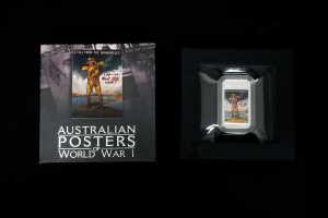 Australian Posters of World War 1 2014 $1bSilver Proof Rectangular Coin, 1 oz - 2