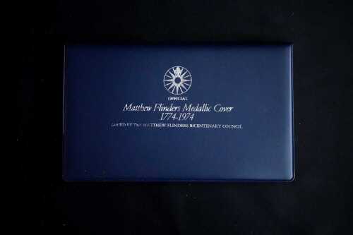 68 · Matthew Flinders Medallic Cover 1774-1974