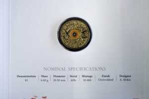 Remembrance Day 2015 "C" Mintmark Coloured $2 Coin, uncirculated - 2