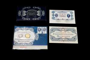 Centenary of Australian Banknotes 2013 $1 silver proof coin & stamp set. 1oz and PNC