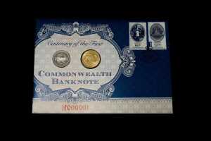 Centenary of Australian Banknotes 2013 coin and stamp sets - 2