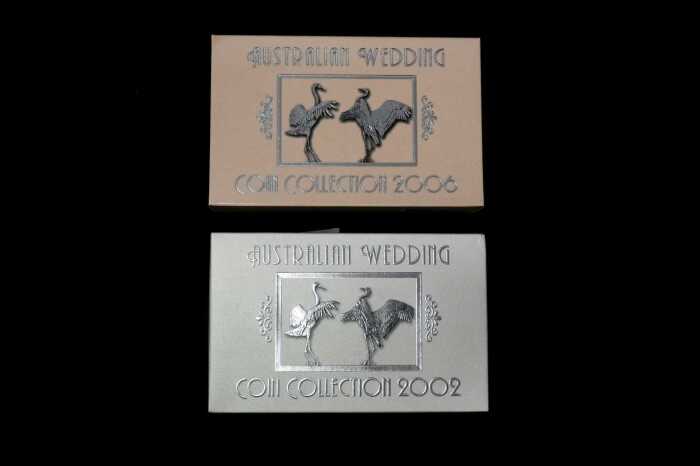 Two Australian Wedding Coin Collections, 2002 & 2006