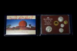 Four Australian proof year and uncirculated coin sets - 4