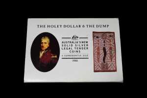 Holey Dollar and Dump 1988 silver proof coins 39.9g