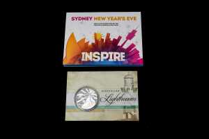 Two silver proof coins, 1.5oz