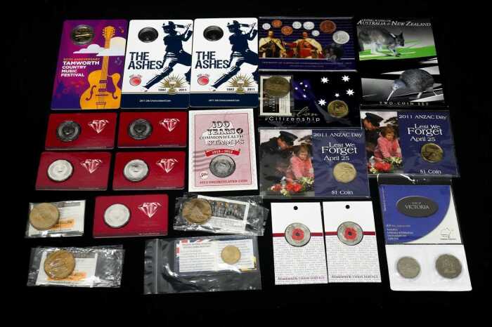 Group of collectable coins