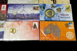 Group of assorted Philatelic Numismatic Covers and collectable coins - 5