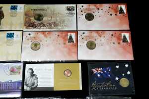 Group of assorted PNCs and collectable coins - 3