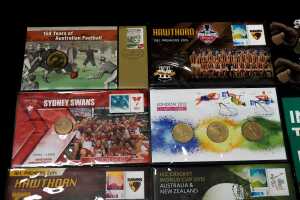 Group of sports themed PNCs and collectable coins - 2