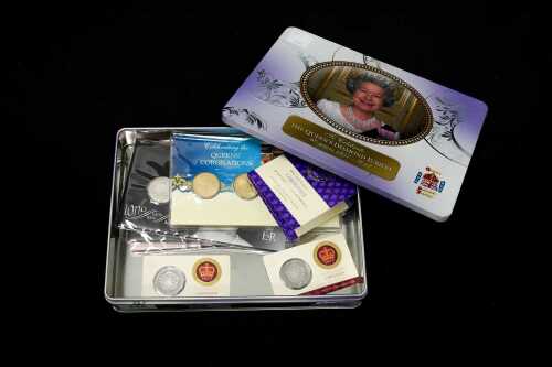 Tin of Royal PNCs and collectable coins