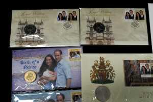 Group of Royal PNCs and collectable coins and stamps - 2