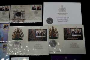 Group of Royal PNCs and collectable coins and stamps - 3