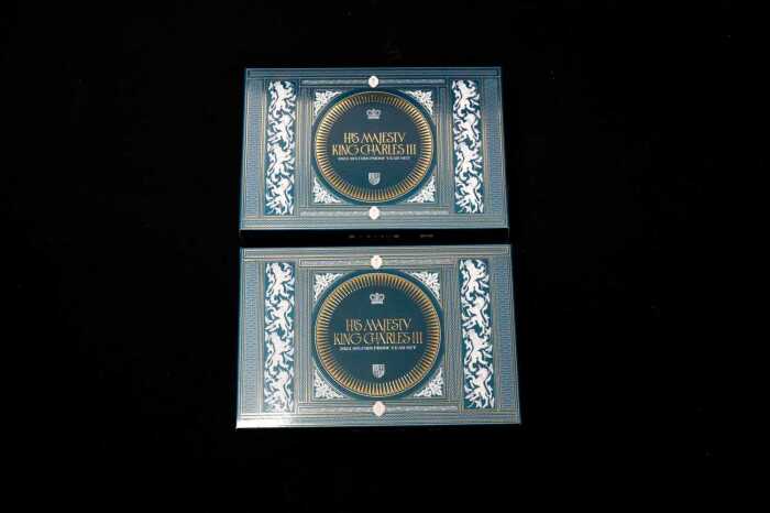 Two 2024 King Charles 6-coin proof year sets