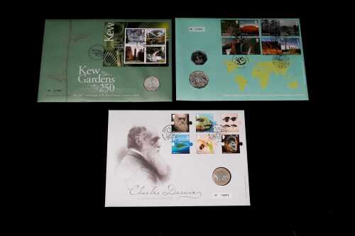 A group of United Kingdom Philatelic Numismatic Covers including rarer issues