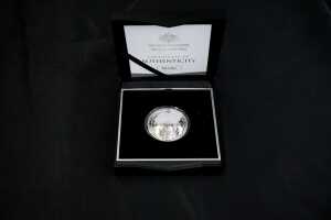 1812 A New Map of the World 2019 $5 Fine Silver Proof Domed Coin, 1oz - 3