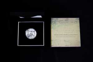 1812 A New Map of the World 2019 $5 Fine Silver Proof Domed Coin, 1oz - 4
