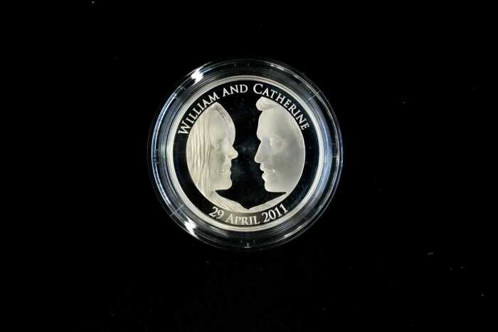 The royal wedding of Prince William 2011 5 Pound 28.28g sterling silver coin