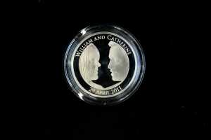 The royal wedding of Prince William 2011 5 Pound 28.28g sterling silver coin