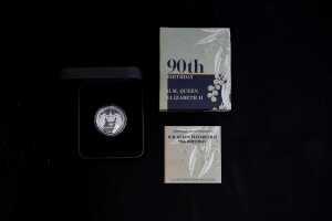 90th Birthday for H.M Queen Elizabeth II 2016 $1 Silver Proof Coin 1oz - 4