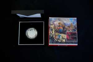 The Rum Rebellion 1808 1oz Fine Silver Proof $5 Coin. - 4